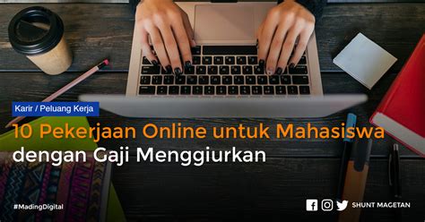 Tips Sukses dalam Kerja Online pekerjaan online untuk mahasiswa